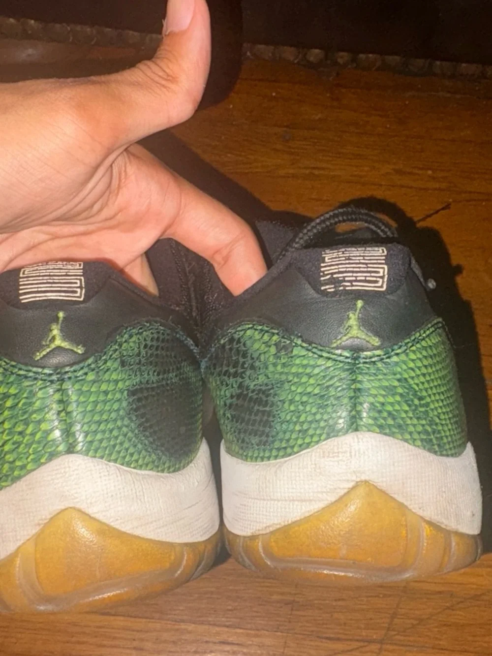 Jordan 11 snake skin